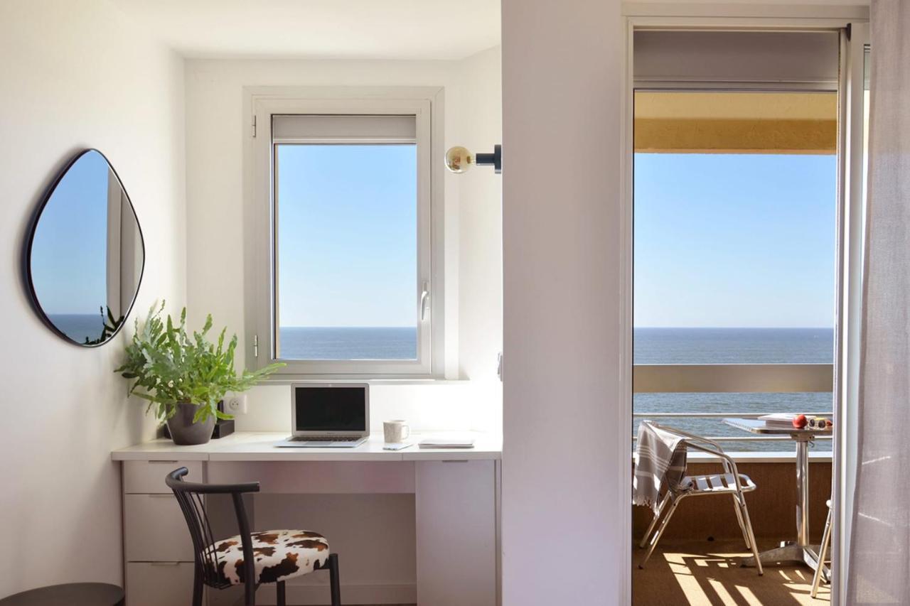 Nouvelle Vague Modern Ocean View Studio W Balcony - Swimming Pool بياريتز المظهر الخارجي الصورة
