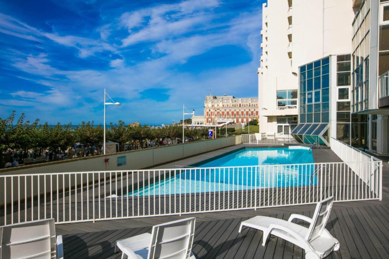 Nouvelle Vague Modern Ocean View Studio W Balcony - Swimming Pool بياريتز المظهر الخارجي الصورة