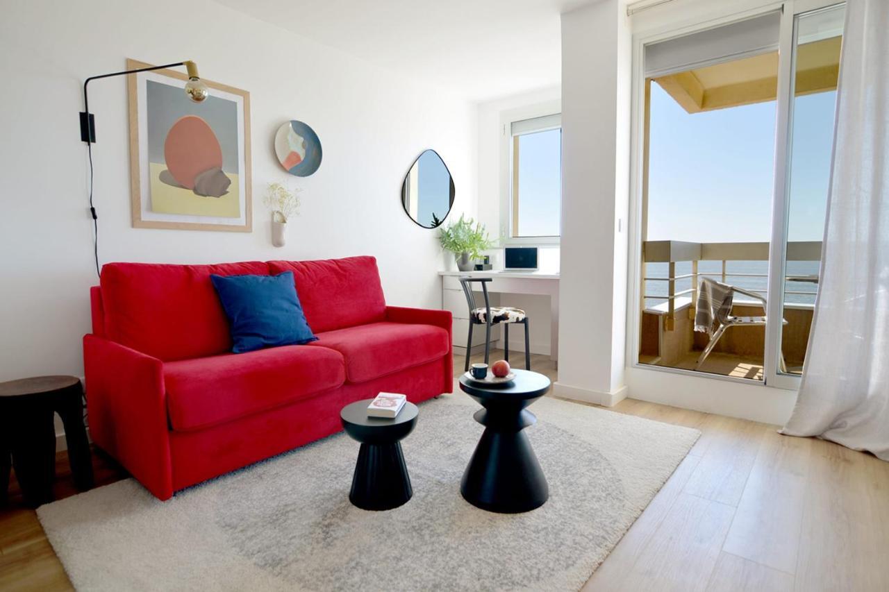 Nouvelle Vague Modern Ocean View Studio W Balcony - Swimming Pool بياريتز المظهر الخارجي الصورة